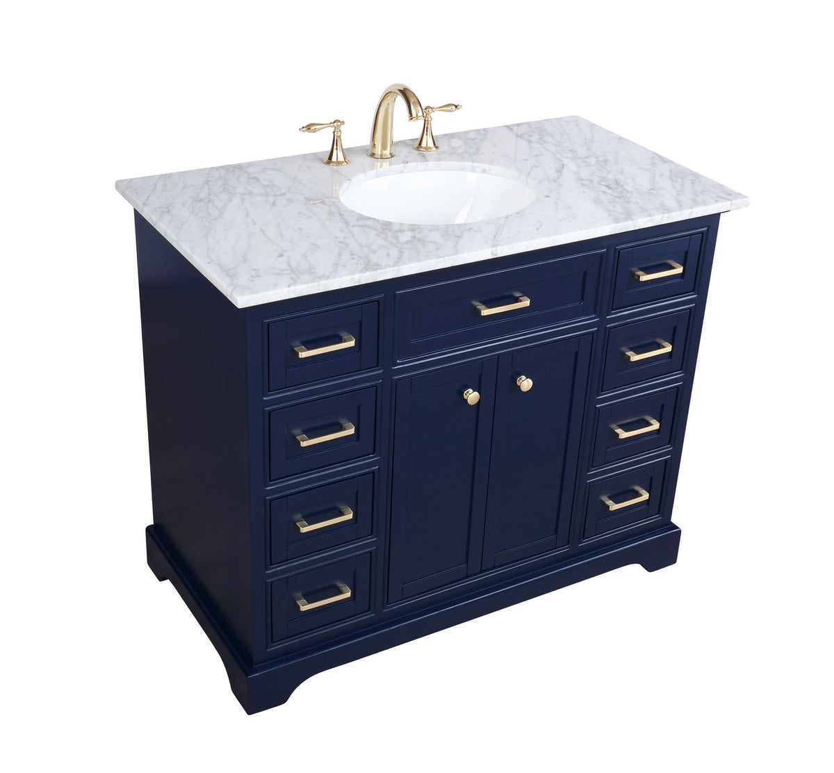 Elegant Lighting - VF15042BL - Bathroom Vanity Set - Americana - Blue