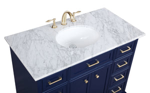 Elegant Lighting - VF15042BL - Bathroom Vanity Set - Americana - Blue