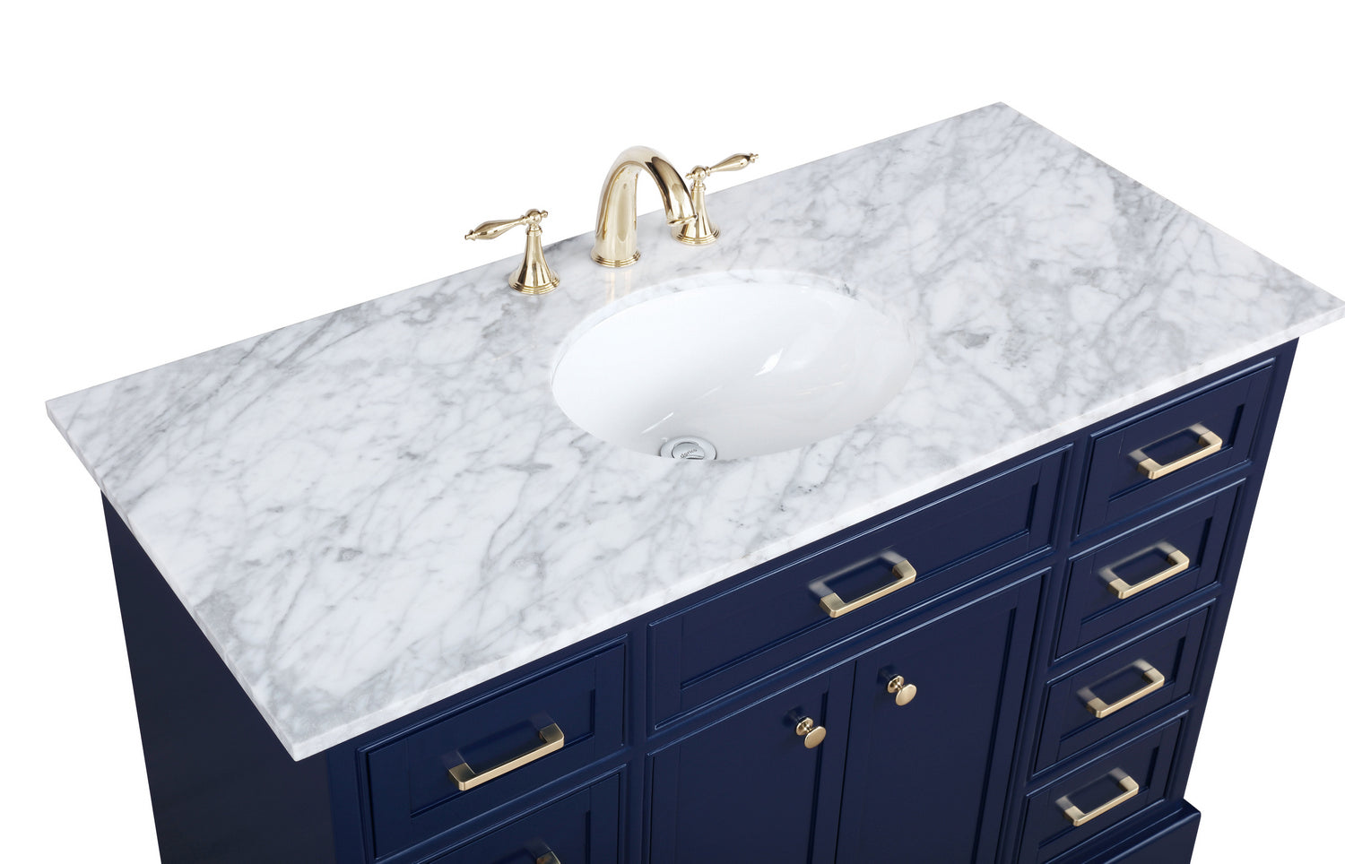 Elegant Lighting - VF15048BL - Bathroom Vanity Set - Americana - Blue