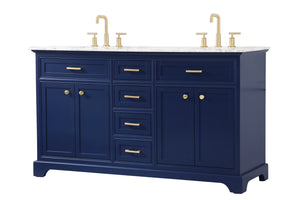 Elegant Lighting - VF15060DBL - Bathroom Vanity Set - Americana - Blue