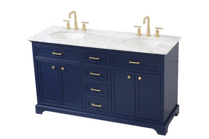 Elegant Lighting - VF15060DBL - Bathroom Vanity Set - Americana - Blue