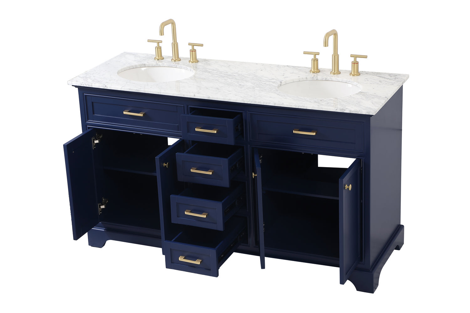 Elegant Lighting - VF15060DBL - Bathroom Vanity Set - Americana - Blue