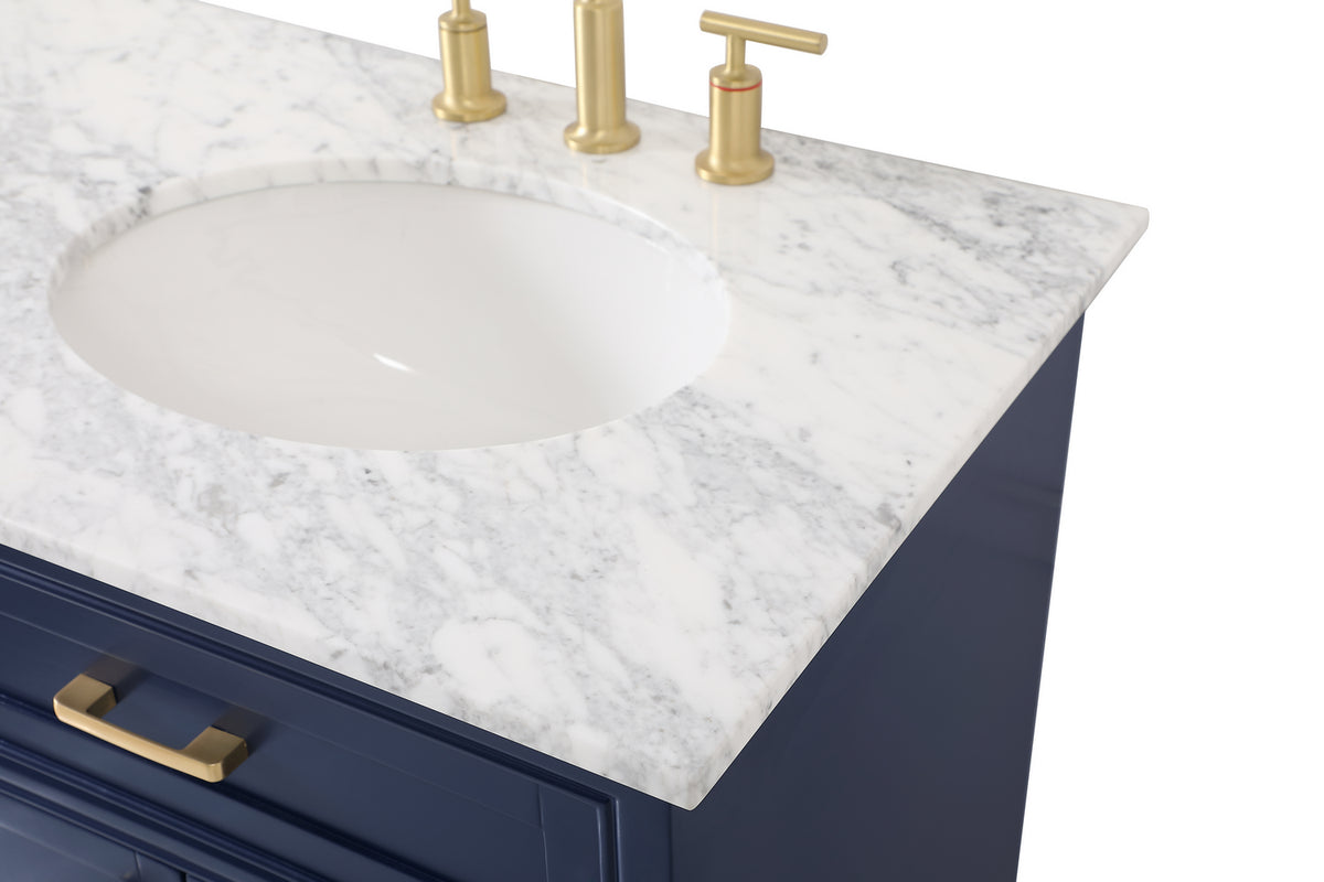 Elegant Lighting - VF15060DBL - Bathroom Vanity Set - Americana - Blue