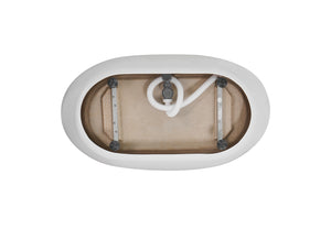 Elegant Lighting - BT10354GW - Bathtub - Ines - Glossy White