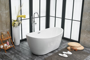 Elegant Lighting - BT10354GW - Bathtub - Ines - Glossy White