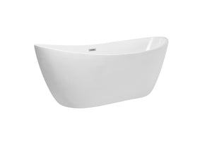 Elegant Lighting - BT10372GW - Bathtub - Ines - Glossy White