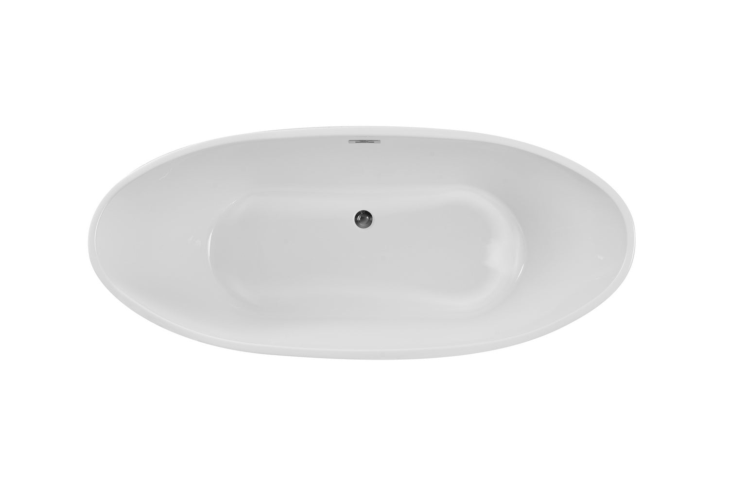 Elegant Lighting - BT10372GW - Bathtub - Ines - Glossy White