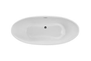 Elegant Lighting - BT10372GW - Bathtub - Ines - Glossy White