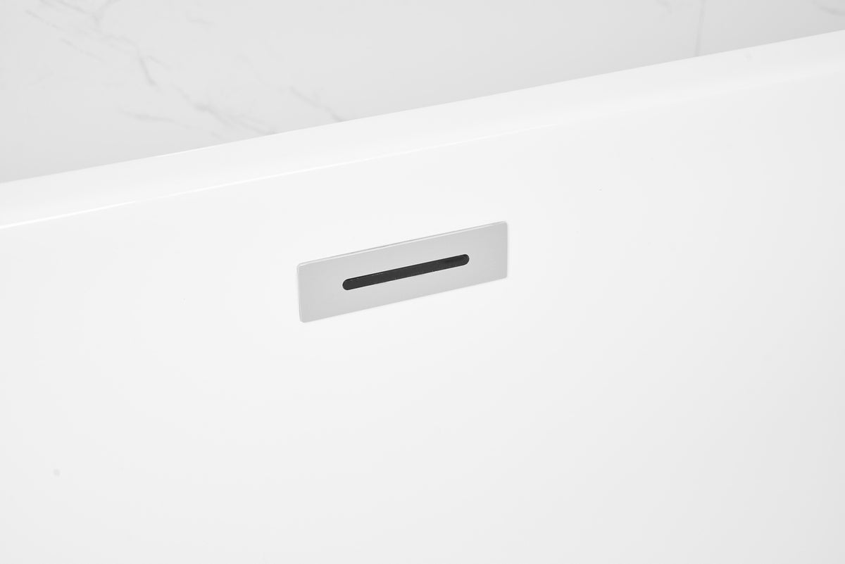 Elegant Lighting - BT10372GW - Bathtub - Ines - Glossy White