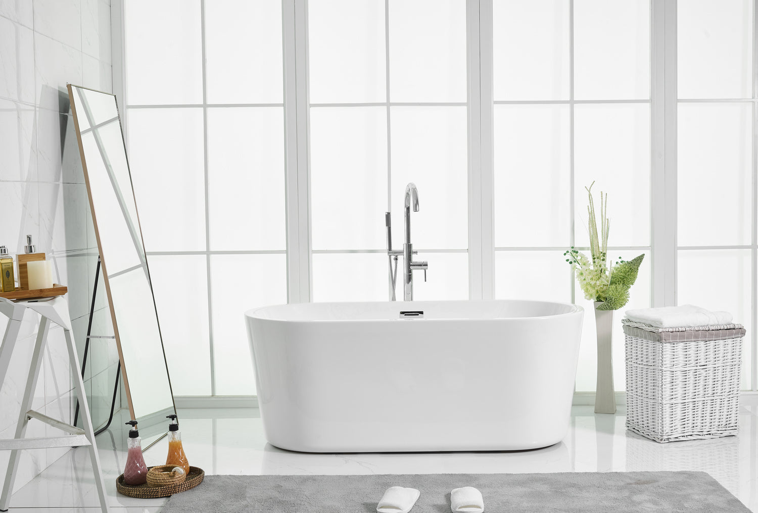 Elegant Lighting - BT10659GW - Bathtub - Odette - Glossy White