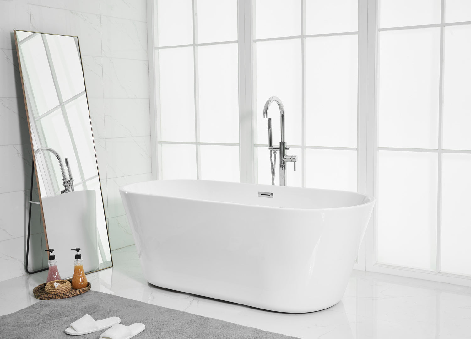 Elegant Lighting - BT10665GW - Bathtub - Odette - Glossy White