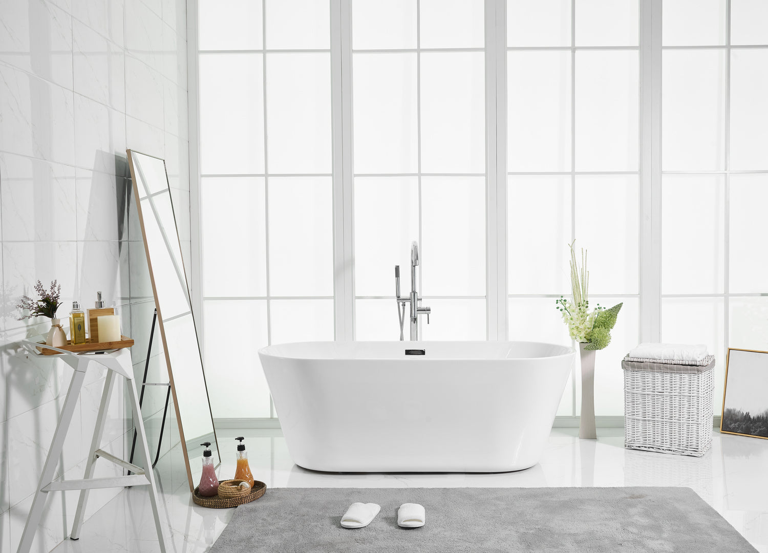 Elegant Lighting - BT10665GW - Bathtub - Odette - Glossy White
