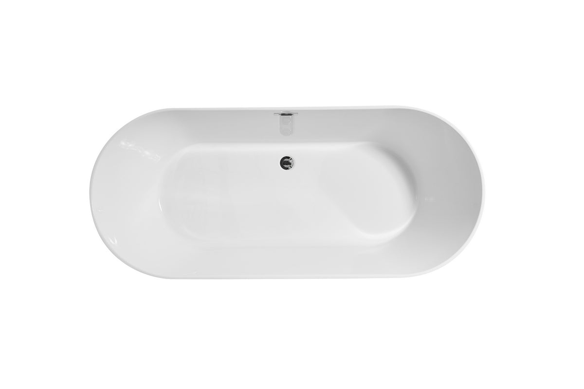 Elegant Lighting - BT10671GW - Bathtub - Odette - Glossy White
