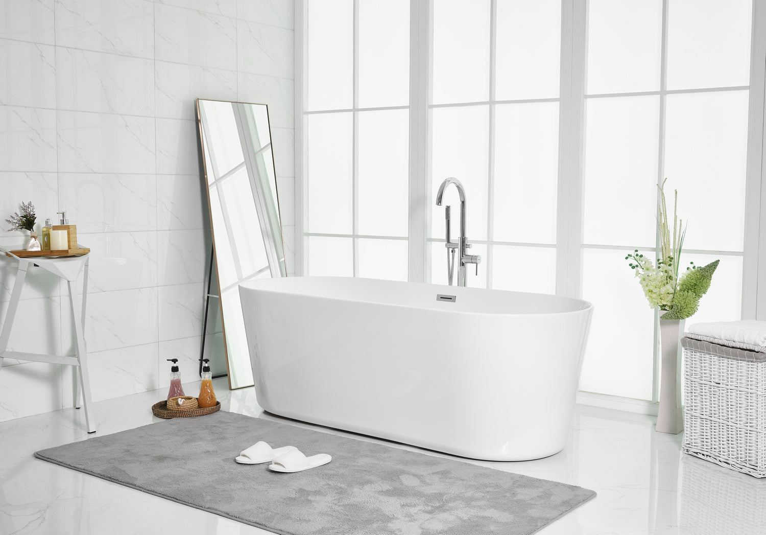 Elegant Lighting - BT10671GW - Bathtub - Odette - Glossy White