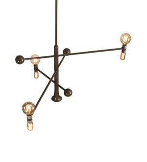 Meyda Tiffany - 233051 - LED Chandelier - Alva - Black Fox Glossy