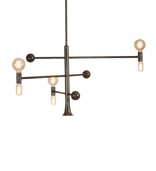 Meyda Tiffany - 233051 - LED Chandelier - Alva - Black Fox Glossy