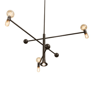 Meyda Tiffany - 233051 - LED Chandelier - Alva - Black Fox Glossy