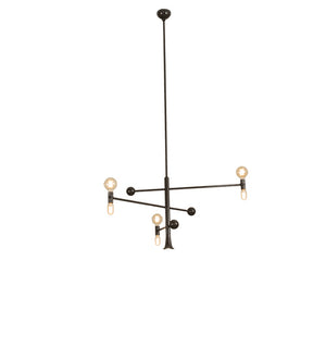 Meyda Tiffany - 233051 - LED Chandelier - Alva - Black Fox Glossy