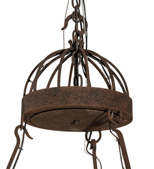 Meyda Tiffany - 233991 - 21 Light Chandelier - Lakeshore - Distressed Chestnut