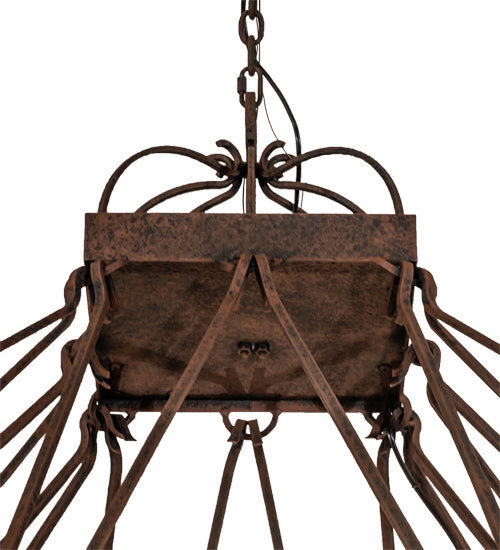 Meyda Tiffany - 234209 - 12 Light Chandelier - Retreat - Distressed Chestnut