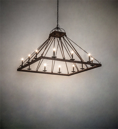 Meyda Tiffany - 234209 - 12 Light Chandelier - Retreat - Distressed Chestnut