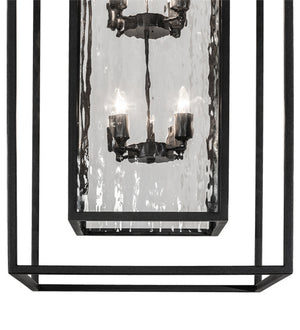 Meyda Tiffany - 235125 - Eight Light Pendant - Kitzi Box - Solar Black