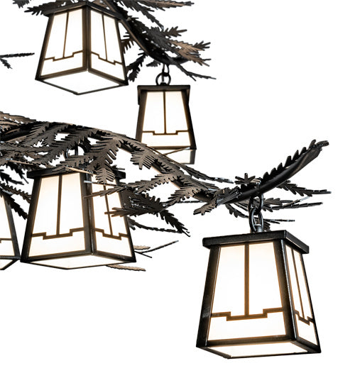 Meyda Tiffany - 235583 - Ten Light Chandelier - Pine Branch - Textured Black