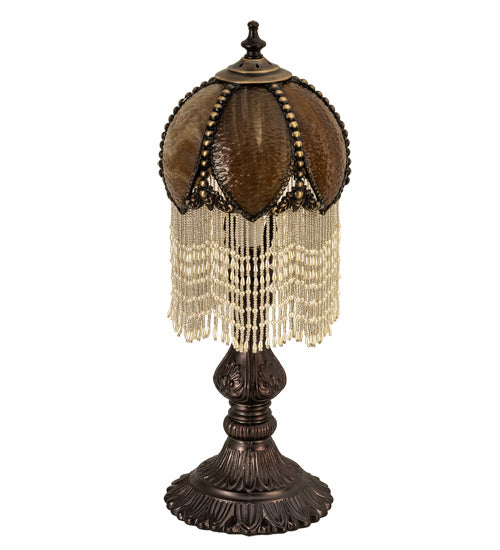 Meyda Tiffany - 236387 - One Light Table Lamp - Alicia - Craftsman Brown,Mahogany Bronze