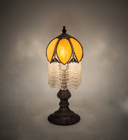 Meyda Tiffany - 236387 - One Light Table Lamp - Alicia - Craftsman Brown,Mahogany Bronze