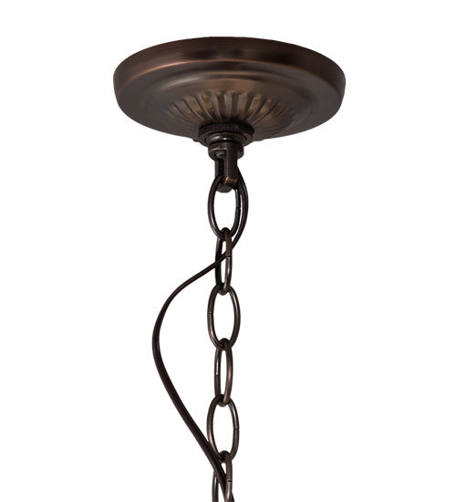 Meyda Tiffany - 38661 - Three Light Pendant - Hummingbird - Mahogany Bronze