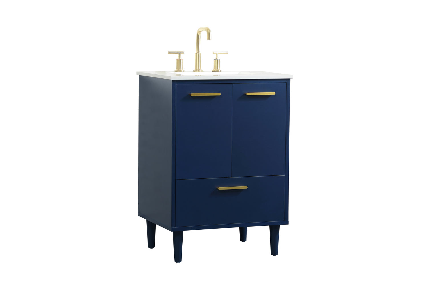 Elegant Lighting - VF47024MBL - Vanity Sink Set - Baldwin - Blue