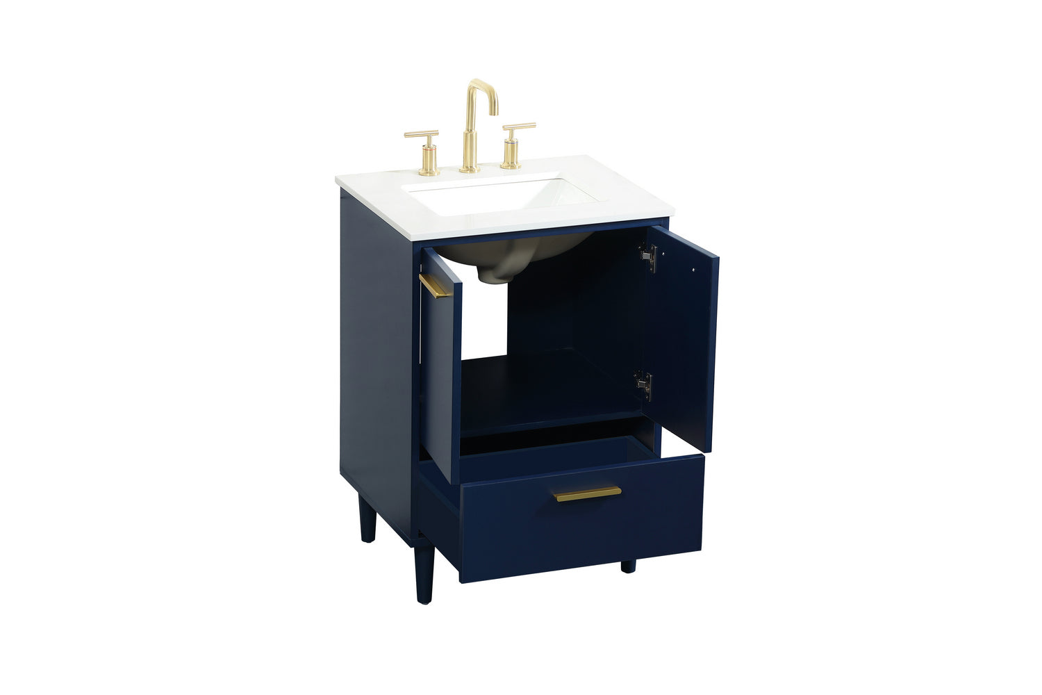 Elegant Lighting - VF47024MBL - Vanity Sink Set - Baldwin - Blue