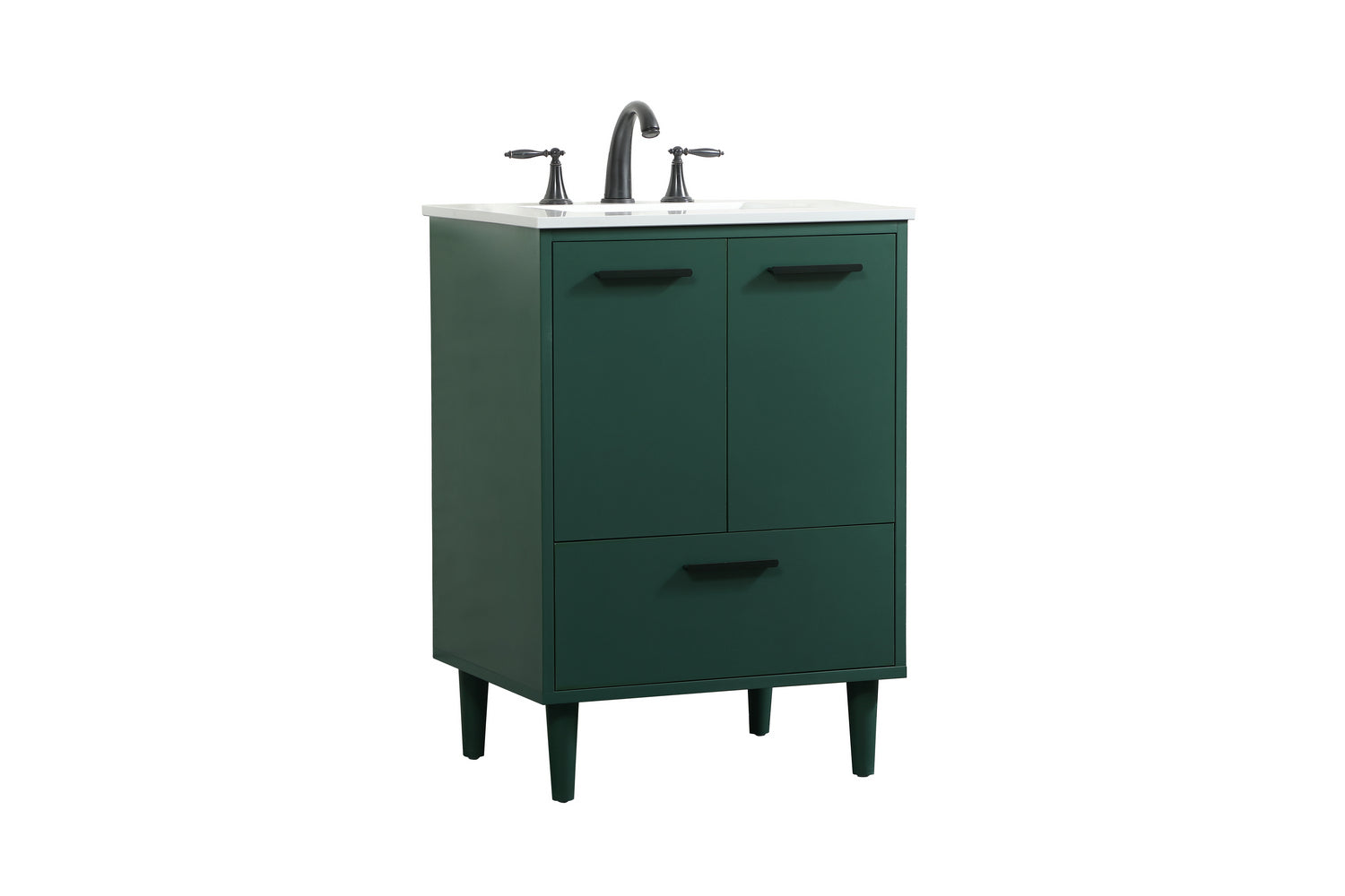 Elegant Lighting - VF47024MGN - Vanity Sink Set - Baldwin - Green