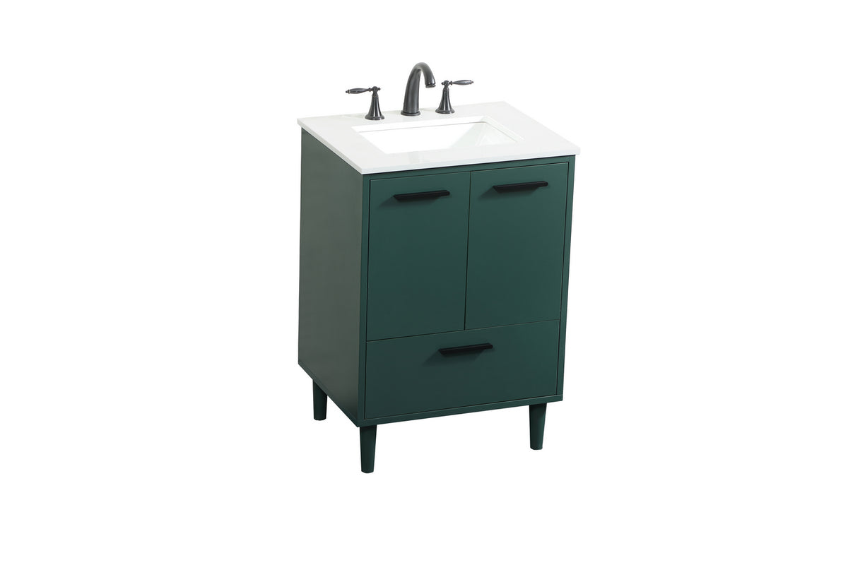 Elegant Lighting - VF47024MGN - Vanity Sink Set - Baldwin - Green