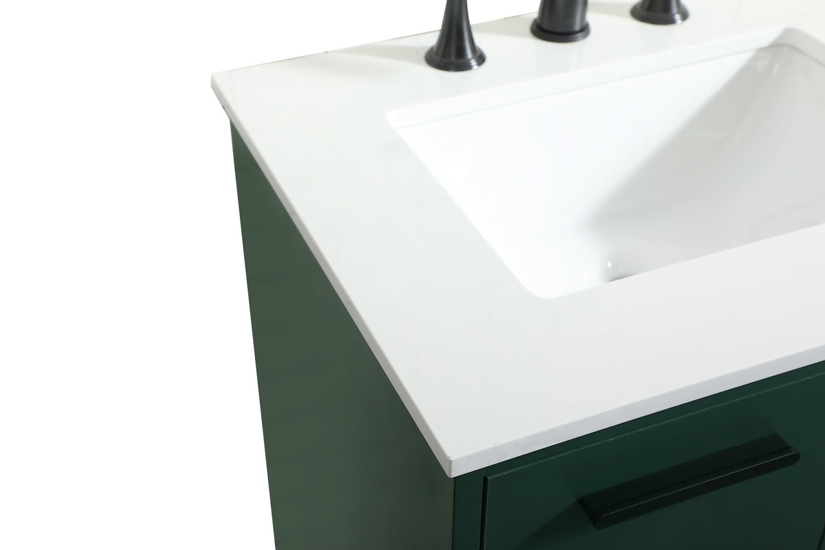 Elegant Lighting - VF47024MGN - Vanity Sink Set - Baldwin - Green