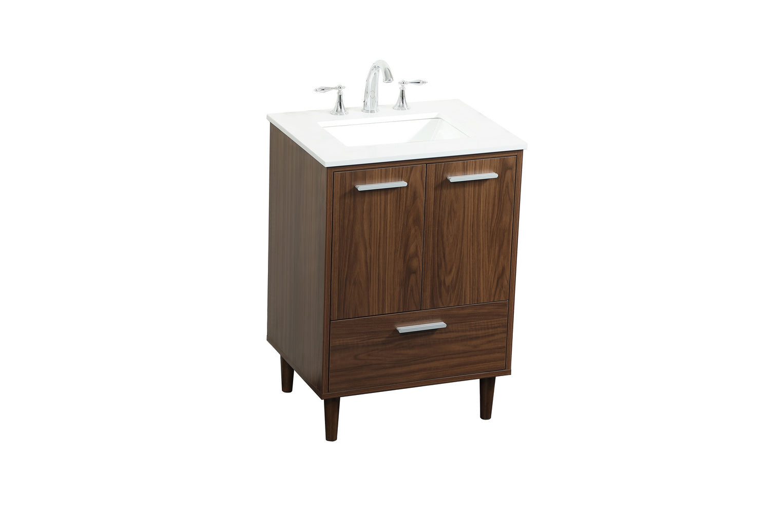 Elegant Lighting - VF47024MWT - Vanity Sink Set - Baldwin - Walnut