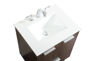 Elegant Lighting - VF47024MWT - Vanity Sink Set - Baldwin - Walnut