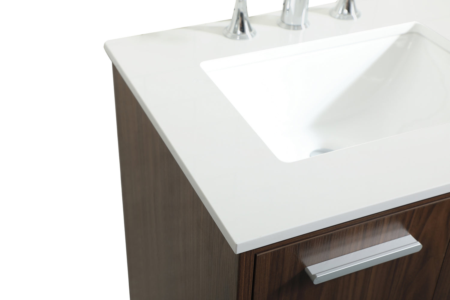 Elegant Lighting - VF47024MWT - Vanity Sink Set - Baldwin - Walnut