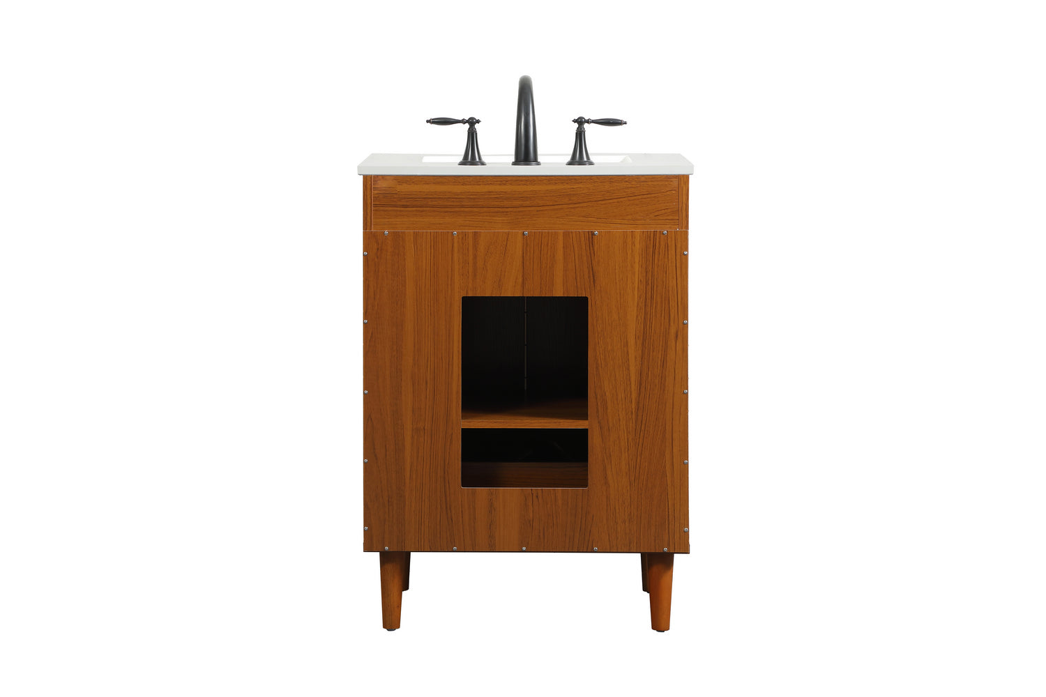 Elegant Lighting - VF47024MTK - Vanity Sink Set - Baldwin - Teak