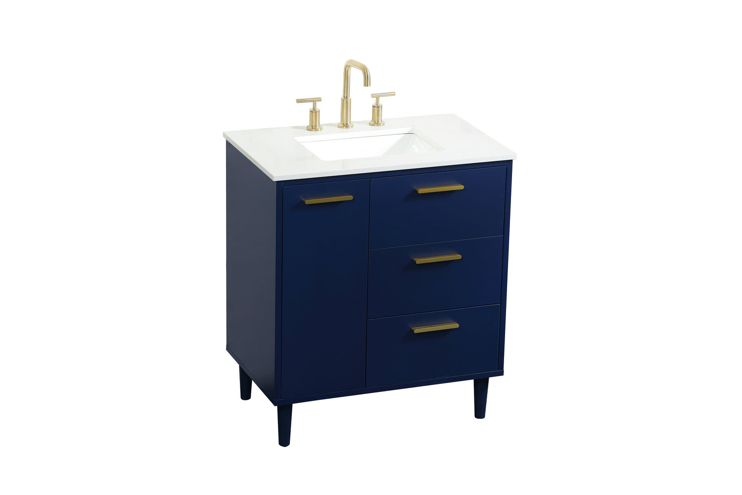 Elegant Lighting - VF47030MBL - Vanity Sink Set - Baldwin - Blue