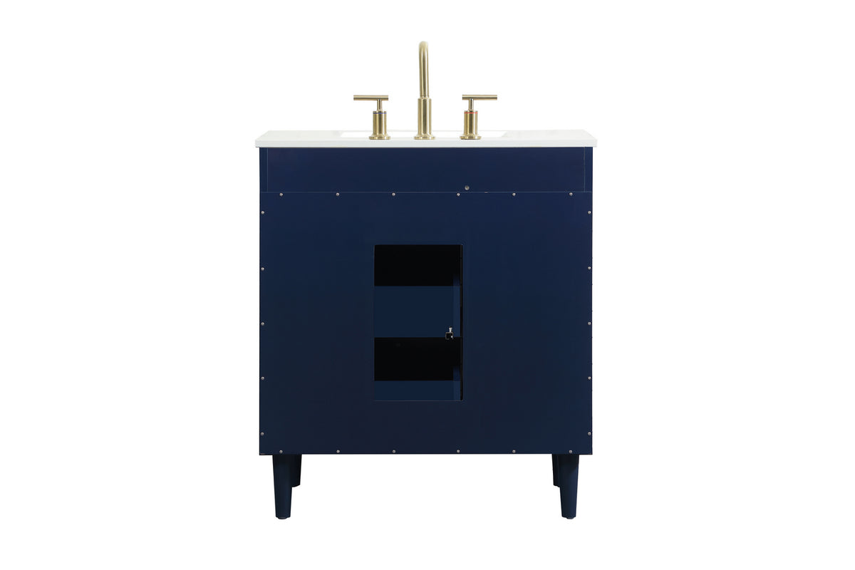 Elegant Lighting - VF47030MBL - Vanity Sink Set - Baldwin - Blue