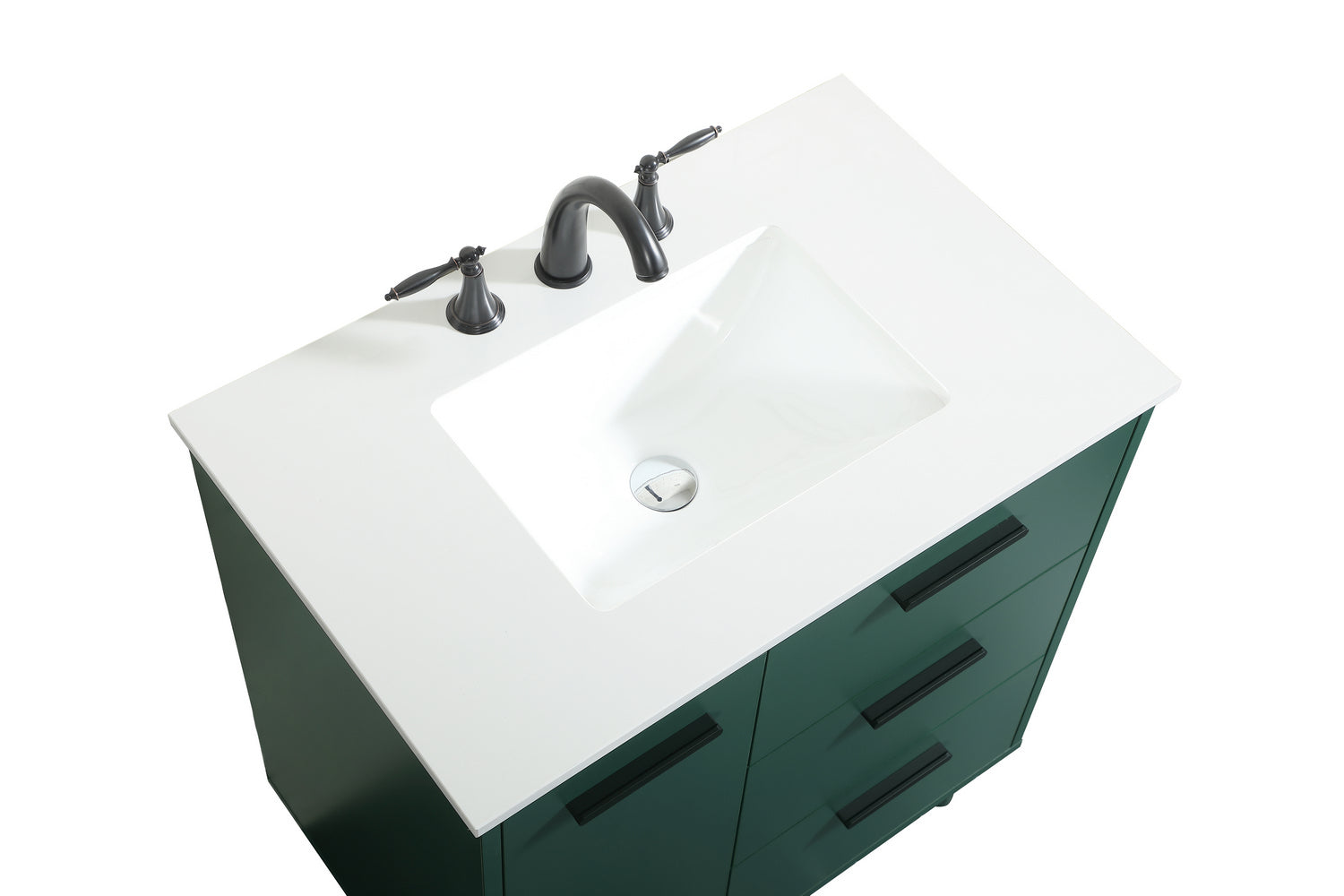 Elegant Lighting - VF47030MGN - Vanity Sink Set - Baldwin - Green