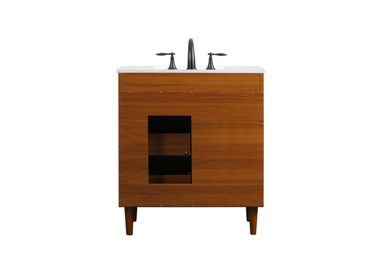 Elegant Lighting - VF47030MTK - Vanity Sink Set - Baldwin - Teak