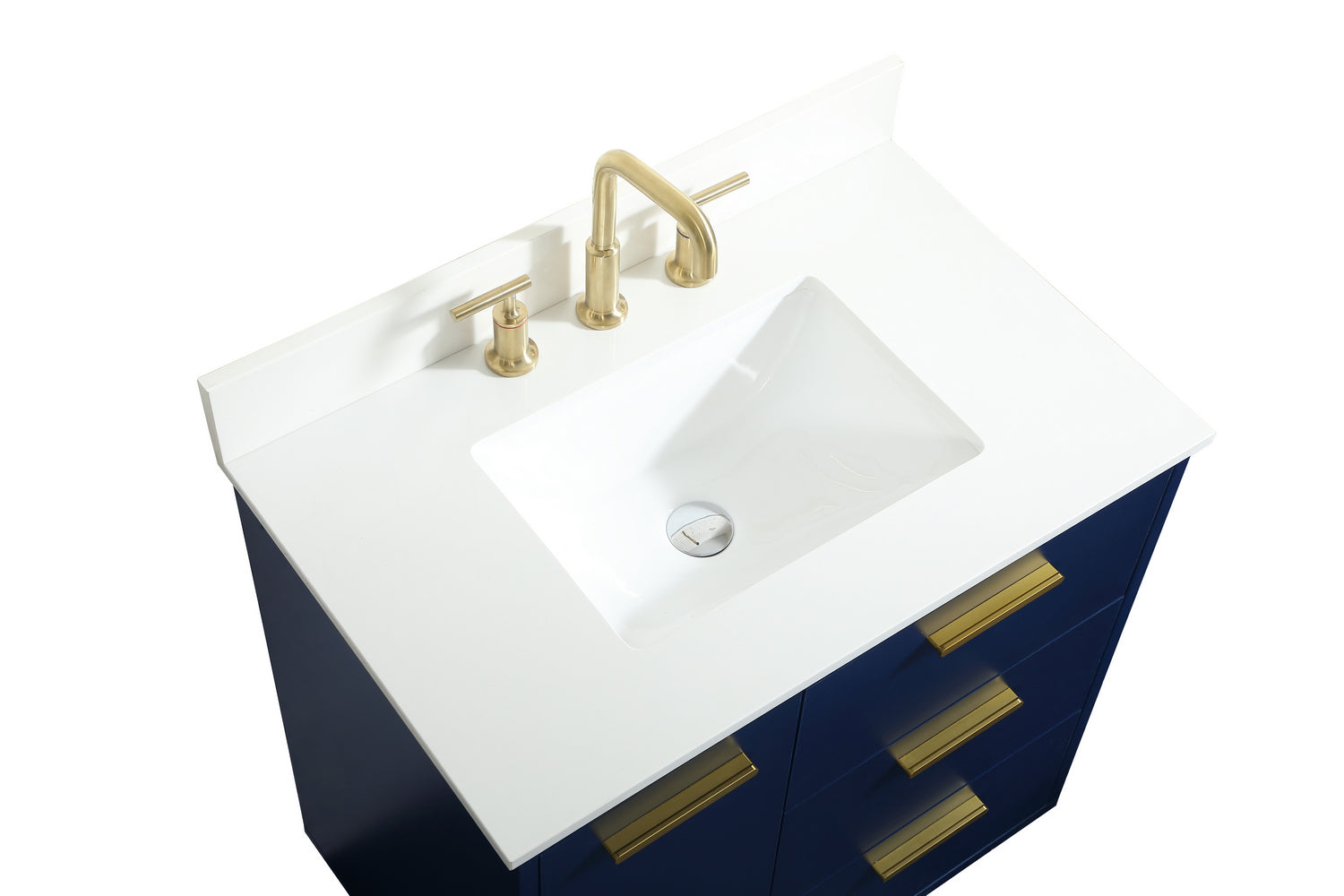 Elegant Lighting - VF47030MBL-BS - Vanity Sink Set - Baldwin - Blue