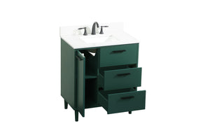 Elegant Lighting - VF47030MGN-BS - Vanity Sink Set - Baldwin - Green