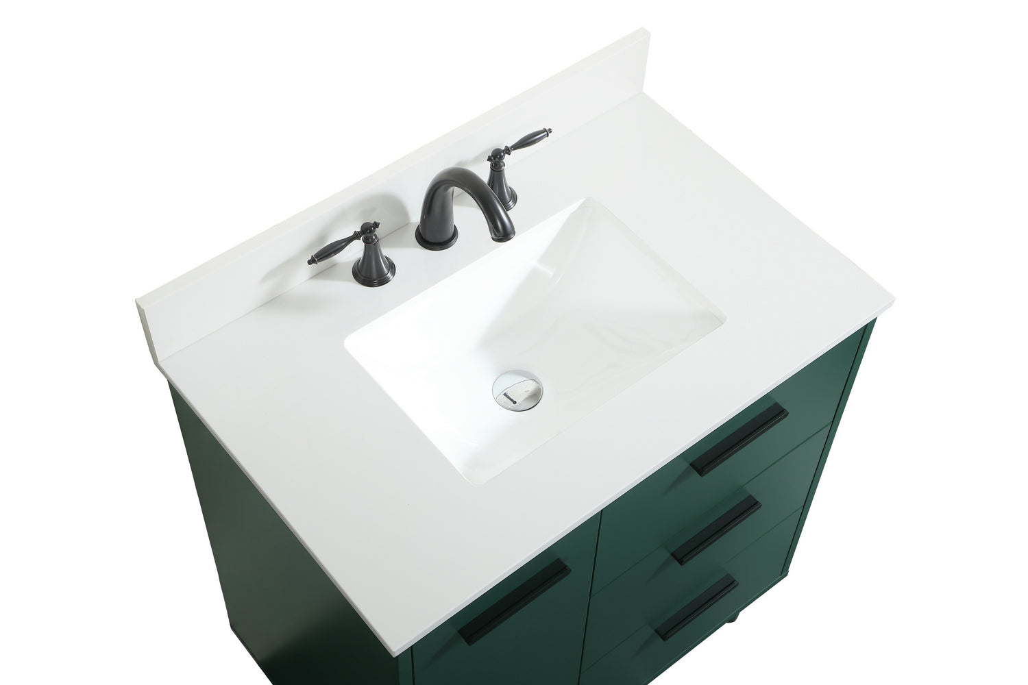 Elegant Lighting - VF47030MGN-BS - Vanity Sink Set - Baldwin - Green