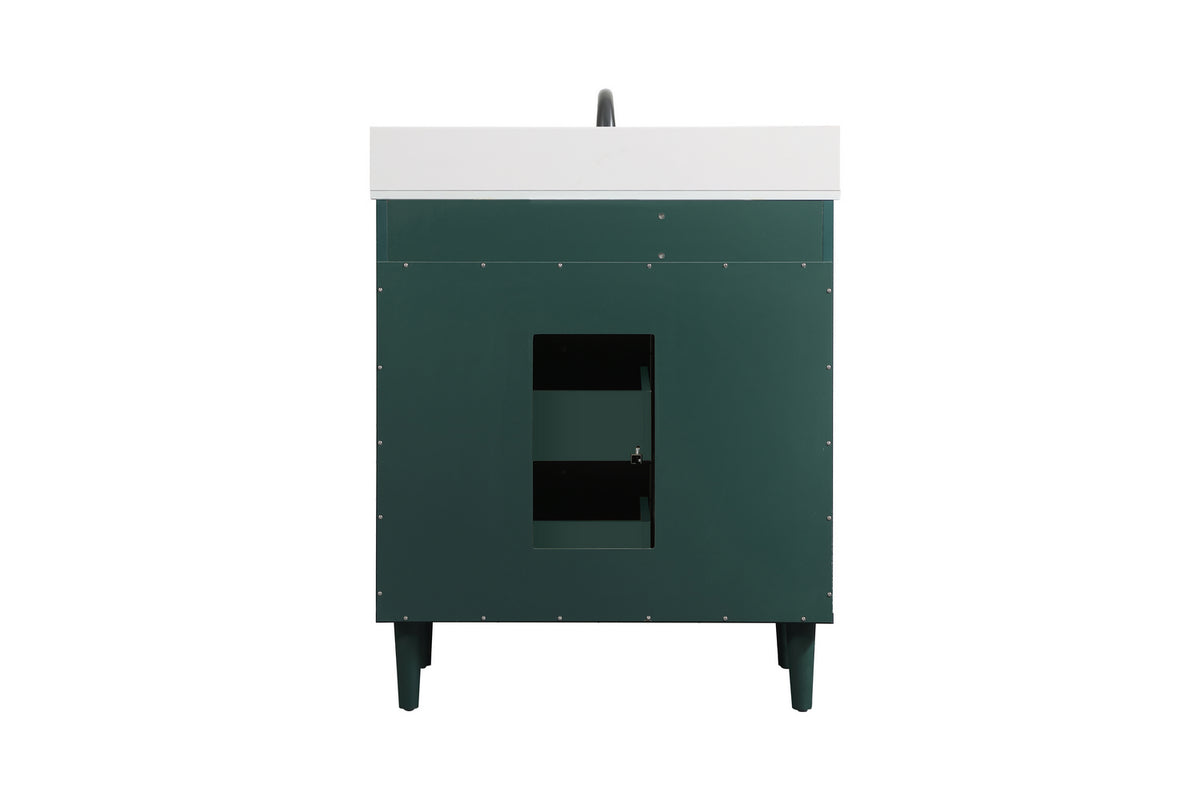 Elegant Lighting - VF47030MGN-BS - Vanity Sink Set - Baldwin - Green