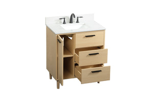 Elegant Lighting - VF47030MMP-BS - Vanity Sink Set - Baldwin - Maple