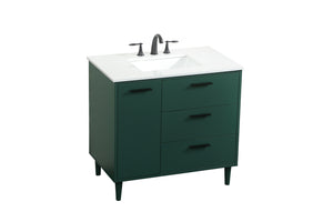 Elegant Lighting - VF47036MGN - Vanity Sink Set - Baldwin - Green