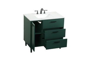 Elegant Lighting - VF47036MGN - Vanity Sink Set - Baldwin - Green